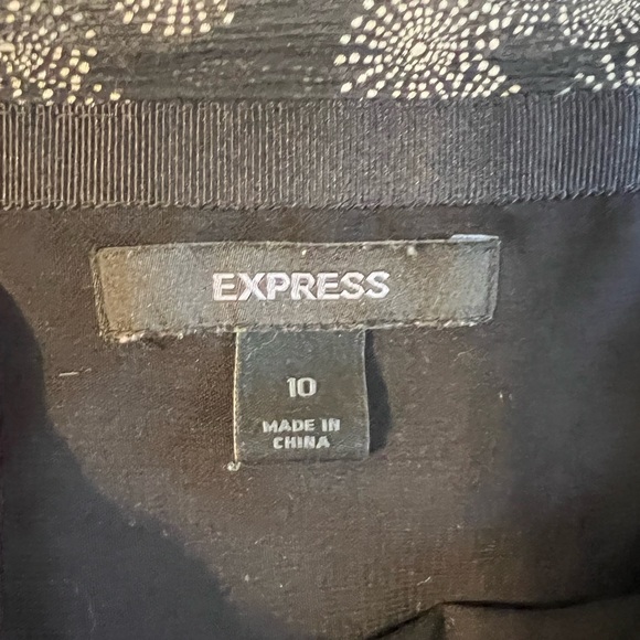 Black with white polka dots mini skirt - Picture 3 of 5